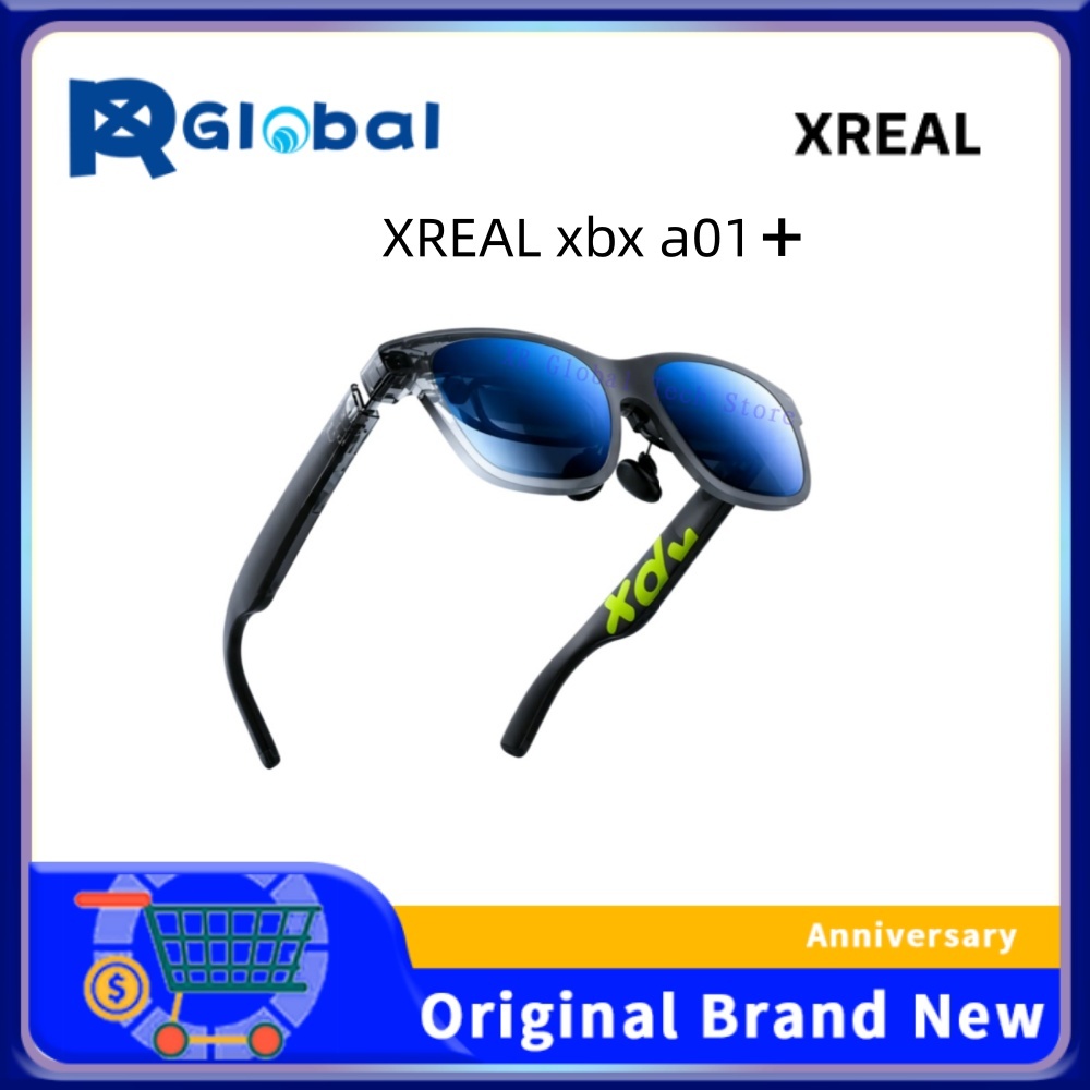 Vr Headset Pc - XREAL XBX A01+ ARグラス、映画やゲーム用の147インチ大型ディスプレイ | 62gの超軽量、明るい1600nit