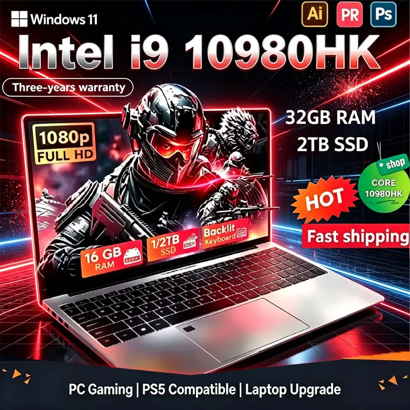 Pc Gaming Intel - 新発売：14.1インチゲーミングノートパソコン。Windows 11搭載、Intel Core i9-10980HKプロセッサー、16GB RAM、1/2TB M.2