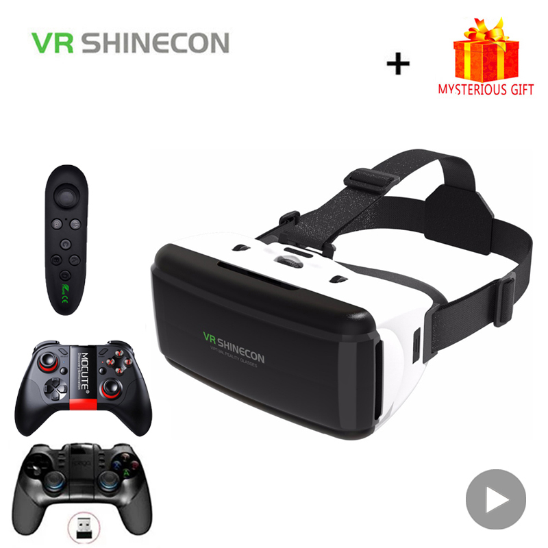 Vr Headset Pc - Vr shinecon casqueヘルメット3Dメガネ仮想現実拡張iphone android用スマートフォン電話ゴーグル携帯viarゲーム