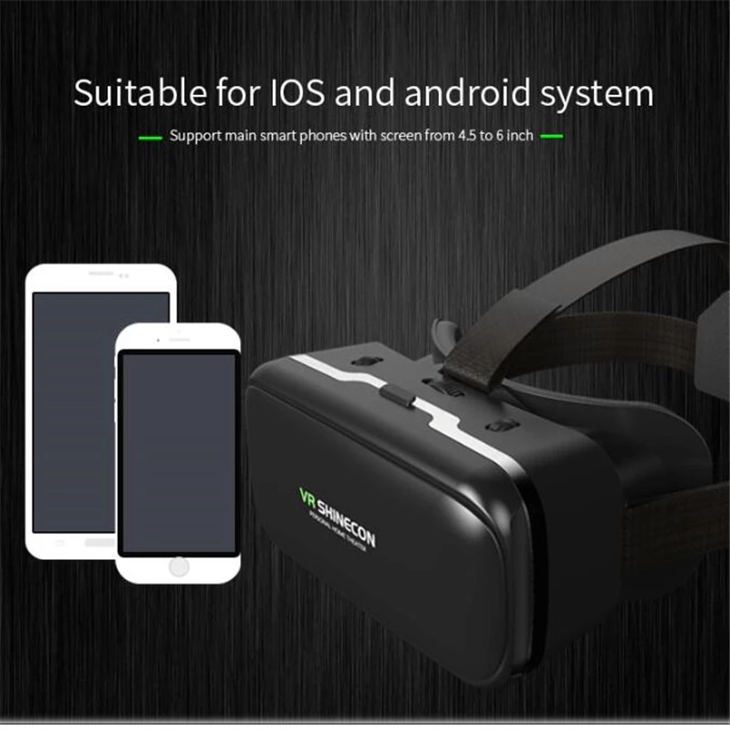Shinecon VRメガネ 3Dバーチャルリアリティヘッド - Vr Headset Pc のレビューと価格