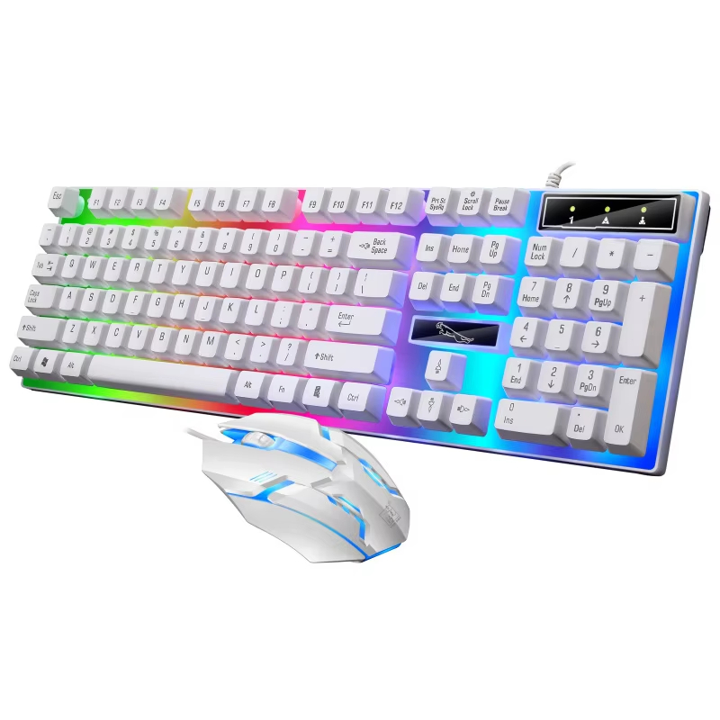 RGBバックライト付き104キーフルサイズメカニカル有線ゲー - Pc Gaming Fullset のレビューと価格