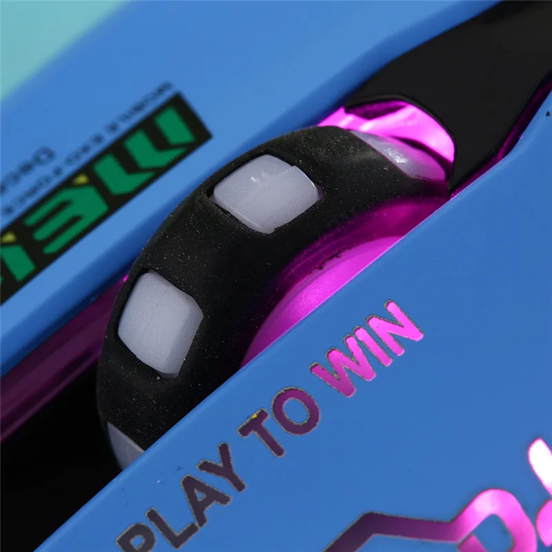 OW 6ボタン ブリージングLEDバックライト ゲーミングマ - Pc Gaming Pink のレビューと価格