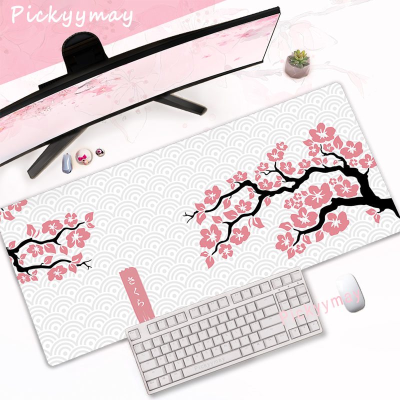 CIFBUY ピンク桜ゲーミングマウスパッド大型拡張デスクマ - Pc Gaming Pink のレビューと価格