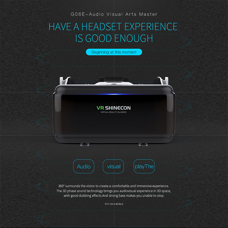 Vr shinecon casqueヘルメット3Dメガネ仮想 - Vr Headset Pc のレビューと価格