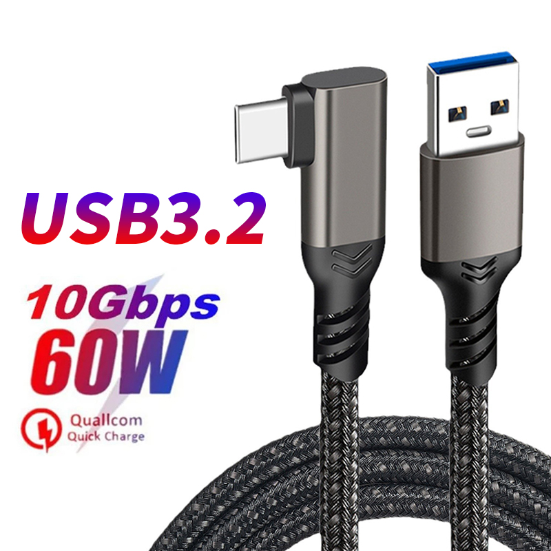 USB 3.2 Gen 2 エルボ 10Gbps ケーブル  - Vr Headset Pc のレビューと価格